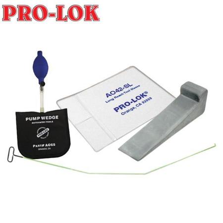 PRO-LOK ProLok: 4 Piece Extra Length Long Arm Car Opening Tool Kit PRL-AK42-LAXL